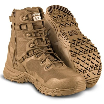 Original SWAT Alpha Fury 8" Side-Zip Boot (Black/Coyote) - $89.99 - $89.99