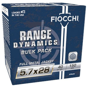 Fiocchi 5.7x28mm 40gr Ammo 150rds - $64.99 - $64.99