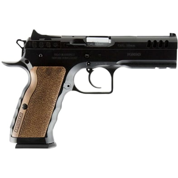 Italian Firearms Group Stock I Small Frame 40 S&amp;W 4.50" 12+1 Black Steel Slide Wood Grip - 12+1 Rounds - $979.52 (Free Shipping on Firearms) - $979.52
