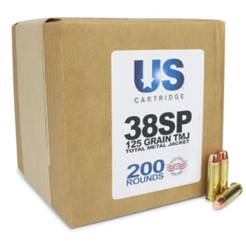  US Cartridge 38 Special 125 Grain TMJ 200 Rnd - $77.89 after code: 5July24 (Free S/H over $149) - $77.89