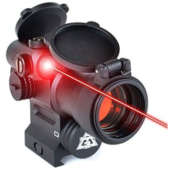 AT3 LEOS Red Dot Sight with Integrated Laser &amp; Riser 2 MOA Red Dot Scope with Flip Up Lens Caps - $113.09 after code "RRBB" (Free S/H over $49 + Get 2% back from your order in OP Bucks) - $113.09