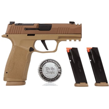 Sig Sauer P365X Macro 9mm 3.1" Barrel 17rd - FDE - $849.99 (Free S/H on Firearms) - $849.99