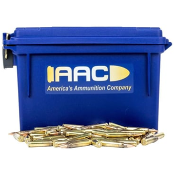 AAC 5.56 NATO 75 Grain BTHP Match 250rd With AAC Blue 30 Cal Ammo Can - $159.99 - $159.99