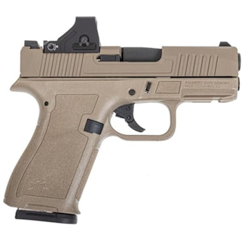 PSA Dagger Micro 9mm Pistol - Shield Cut, Non Threaded Barrel, Flat Dark Earth w/Raven Optic 3MOA - $399.99 - $399.99
