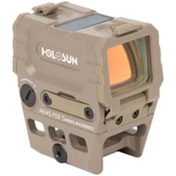 Holosun OPMOD AEMS Red Dot Sight Red MRS 2 MOA Dot FDE AEMS - $355.99 after code: EXCLU (Free S/H over $49 + Get 2% back from your order in OP Bucks) - $355.99