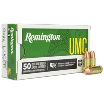 Remington UMC 9mm 124-gr. FMJ 300 Rounds Range Bundle (Limit 1) - $66.96 w/code "5July24" (Free S/H over $149) - $66.96