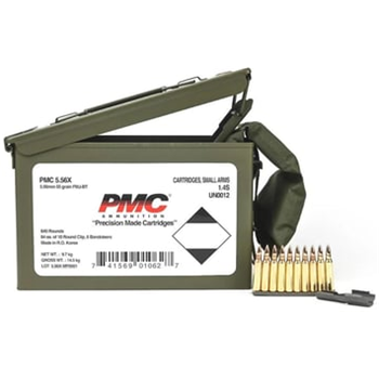 PMC X-Tac 5.56 NATO 55gr FMJBT 840rds w/ Bandoleer in M2A1 Ammo Can - 5.56X(M/B) - $429.99 - $429.99