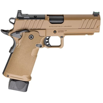 Springfield 1911 DS Prodigy AOS 9mm 4.25" 20rds Pistol, Coyote Brown - $1399.99 - $1,399.99