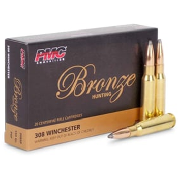 PMC Bronze 308 Winchester 150 Grain PSP 80 rounds Range Bundle (Limit 1) - $70.95 w/code "5July24" (Free S/H over $149) - $70.95