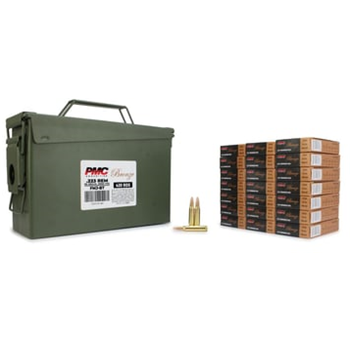 PMC Bronze 223 Remington 55 Gr FMJ-BT 420 Rounds in Heavy Duty Ammo Can - $209.27 w/code "5Aug24" (Free S/H over $149) - $209.27