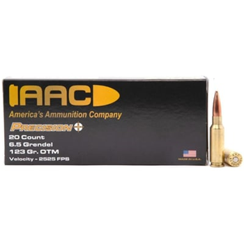 AAC 6.5 Grendel Ammo 123 Grain OTM 20rd Box - $14.99 - $14.99