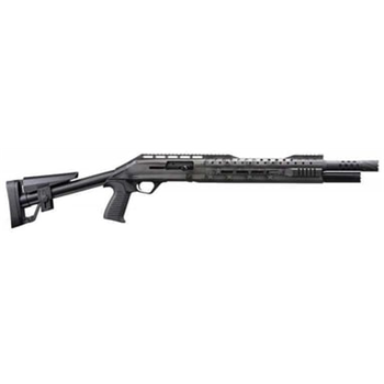 Panzer Arms EG240 12Ga Tactical Shotgun 18.5" SA, BLK/TNGSTN - $349.99