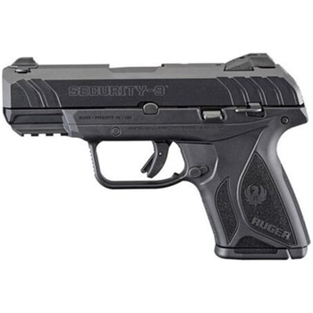 Ruger Security 9 Compact 9mm Pistol - 10+1 Rounds, 3.42" Barrel, Polymer Grips, Blue/Black, 3-Dot Sights - $259.99 (Free Shipping on Firearms) - $259.99