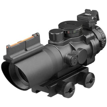 Aim Sports 4X32 Tri Illuminated Scope w/Fiber Optic Sight Mil-Dot Reticle - $68.81 w/code "SIZZLE15" - $68.81