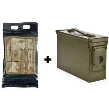 Winchester Service Grade 9mm 115 Gr FMJ Battle Pack + Can - Up To 75 Years Shelf Life! (300 Rounds) - $74.57 after code: 5Aug24 (Free S/H over $149) - $74.57