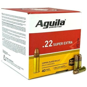 Aguila Super Extra 22 LR 40 Gr High-Velocity Solid Point 1000 Rnds - $51.77 w/code "5Aug24" (Free S/H over $149) - $51.77