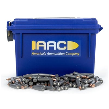 AAC "Sabre Blade Black Tip" 7.62x39mm 123 Grain Ammo 250rd With AAC Blue 30 Cal Ammo Can - $149.99 - $149.99
