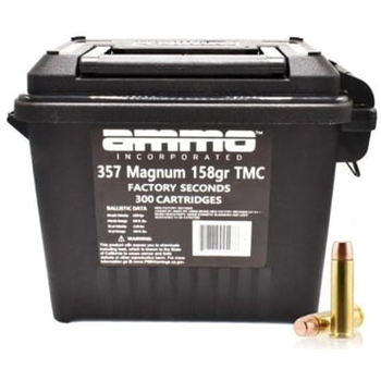 Ammo Inc .357 Magnum 158gr TMC Ammo Can, 300rd - 357158TMC-FS300 - $119.99 - $119.99
