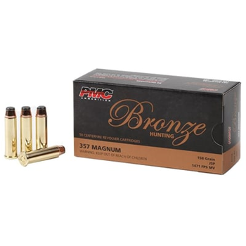 PMC Bronze 357 Magnum 158 Grain JSP 500 Rnds - $279.99 - $279.99