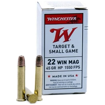Winchester 22 Win Mag 45-Gr CPHP 1000 Rnds - $249.99 - $249.99