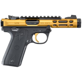 Ruger Mark IV 22/45 LITE .22LR Gold &amp; Black Target Pistol - 43926 - $499.99 - $499.99