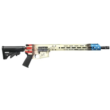 BC-15 .300 Blackout 1776 We The People Cerakote Billet Rifle 16" 416R SS Bear Claw Fluted Heavy Barrel 1:8 Twist Carbine Length Gas System 15" MLOK BCA Stock &amp; Grip (No Magazine) - $774.92