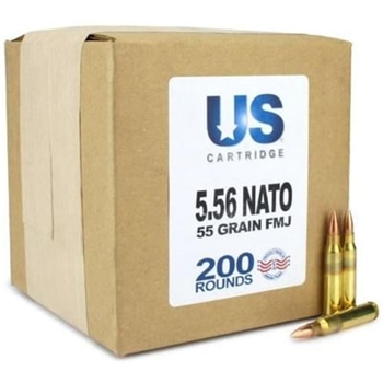 US Cartridge 5.56 55 Gr FMJ 200 rounds - $97.84 w/code "5offpow" (Free S/H over $149) - $97.84