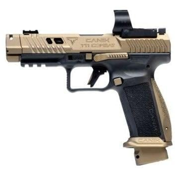Canik TTI Combat Bronze 9mm 4.6" Barrel 18/21-Rounds w/ MeCanik MO3 Optic - $1039.99 ($9.99 S/H on Firearms / $12.99 Flat Rate S/H on ammo) - $1,039.99