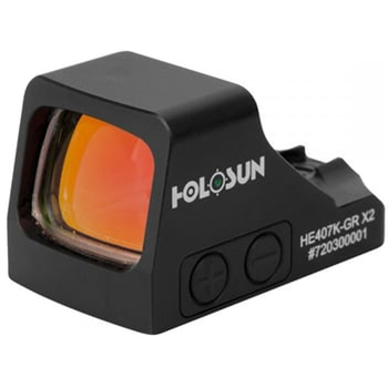  Holosun HE407K X2 6 MOA Green Dot Reflex Sight With Shake Awake, Black - $211.99 + Free Shipping - $211.99