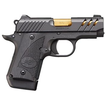 Kimber Micro 9 ESV (Black) (TiN Gold Barrel) 9mm Pistol - $689.99 - $689.99