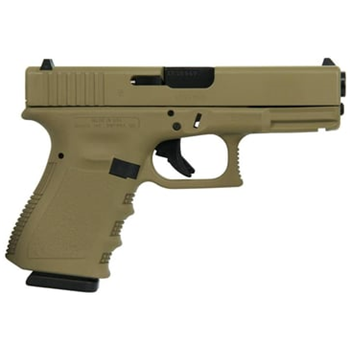 Glock 19 Gen 3 Flat Dark Earth 9mm 4.02" Barrel 15-Rounds - $541.99 ($9.99 S/H on Firearms / $12.99 Flat Rate S/H on ammo) - $541.99