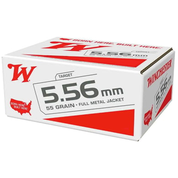 Winchester USA 5.56 Bulk Ammo 55 Gr FMJ, 500rds Bulk Pack - $249.99 - $249.99