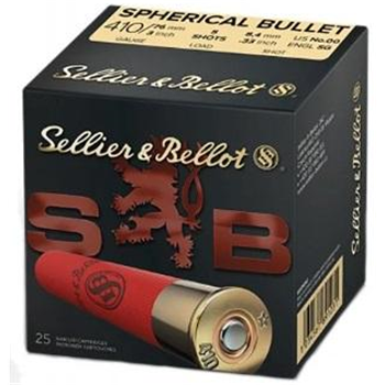 Sellier &amp; Bellot Buckshot 410ga 3" 00 Buck 5 Pellet 25rd box - $29.99 (Free Shipping on Firearms) - $29.99
