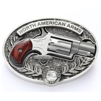 North American Arms 22 LR Mini Revolver with Rosewood Grips and Custom Carry Belt Buckle - $319.99 (Free S/H on Firearms) - $319.99