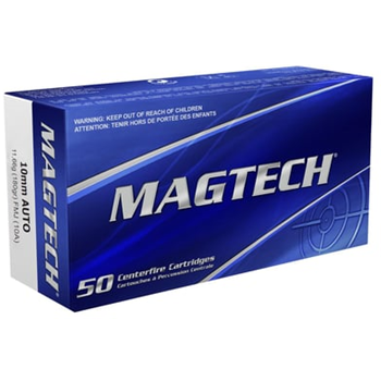 Magtech Sport Shooting 10mm 180 GR Full Metal Jacket 50rd box - Brass Casing - $19.99 - $19.99