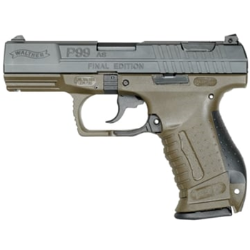 Walther P99 OD Green 9mm 4" Barrel 15-Rounds Final Edition - $549.99 ($14.99 S/H on Firearms / $12.99 Flat Rate S/H on ammo) - $549.99