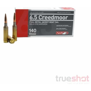 Aguila 6.5 Creedmoor 140 Grain FMJBT - $499.99 - $499.99