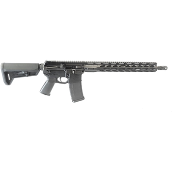 
		  	    
		  		  Description:   Triton V2 MLOK Ultra Light Rifle 6.8 lbs
http://www.doaarms.com/Triton-V2-MLOK-Ultra-Light-Rifle-p/tv2mk.htm
UPPER: Barrel: 16" 4150CMV, chambered in 5.56 NATO, with a 1/7 twist, M4 profile barrel and a carbine length gas system. The M4 profile barrel is melonite QPQ, salt bath nitride coated. Barrel is finished off with a 15" 3 sided MLOK free-float rail, low-profile gas block and an A2 flash hider. Upper: Forged 7075-T6 Flat top AR upper is hard coat anodized black for durability. Featuring M4 feedramp cuts and T-marks. Full auto profile Nitrided BCG and Milspec Aircraft aluminum charging handle.
LOWER:
Machined from 7075-T6 aircraft grade aluminum
Matte black hard-coat anodized per Mil 8625 Type 3 Class 2
Caliber marking of â€œMultiâ€ so it can be use