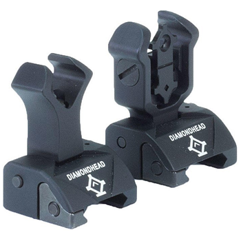 
		  	    
		  		  Description:   Diamondhead's DIAMOND Combat Sights, the D-45, MICRO-D, and Gas Block Sights are an innovative design for M4/AR15 variants. When paired together, they create the Diamondhead Integrated Sighting System (I.S.S.). By incorporating the Rear Sight's original, patented Diamond-shaped Apertures &amp; Diamondshaped Upper Housing with the Front Sight's proprietary, patented Diamond-shaped Upper Housing, the eye can place the front sight post perfectly in the center of the rear aperture. The result - "Faster Target Acquisition and Centering". Diamondhead's I.S.S. has received critical acclaim from industry writers as well as Military and Law Enforcement professionals, many of whom prefer to use the Diamondhead I.S.S. as their primary sighting system.
ASIN#: B00AUA0