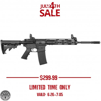 
		  	    
		  		  Description:   .
*4TH OF JULY *10 DAY SALE*  
NEW AR-15 ''OLD GLORY'' Carbine Kit
SALE PRICE: 299.99 // FREE SHIPPING STORE WIDE 
+FREE GIFT WITH ANY ORDER OVER $100 
+ 50.00 ASSEMBLE ENTIRE UPPER AND TEST FIRE (OPTIONAL)
** THIS KIT DOES NOT INCLUDE LOWER RECEIVER OR MAGAZINE **
_________________________________________________
UPPER:
Handguard: AR-15 10" Free Float Keymod Handguard Rail System
Barrel: AR-15 5.56 NATO 16" Inch Rifle Barrel 1:7 Twist Parkerized Finish
Muzzle Brake: AR-15 .223 Nato Steel Shark Muzzle Brake | American Flag Lazer
Upper Receiver: AR-15 Mil-Spec Upper Receiver (Cerro Forge Upper)
BCG: AR-15 .223/5.56 Bolt Carrier Group- Black Nitride Finish
Charging handle: AR-15 Tactical Charging Handle Assembly With Latch Options: Laser DTOM
Dust Cover: AR