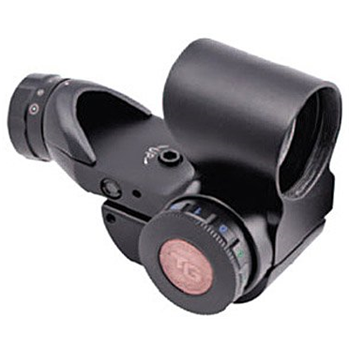 
		  	    
		  		  Description:   TruGlo Triton 28 mm Tri - Color Red - Dot Sight... choose from red, green or blue reticle colors for the perfect contrast! Four different reticle designs in your choice of red, blue, or green illumination creates an incredible shooting experience at the range, or on your next hunt! Fine-tune your view with the adjustable rheostat... turn up brightness to accommodate for the amount of sunlight. Anti-reflection coating shields from glare, too! Includes protective lens cover. Ideal for shotguns, handguns, rifles, muzzleloaders, paintball guns, and crossbows. Unlimited eye relief; Water and shock-resistant construction; Click windage and elevation adjustment; 28 mm objective lens for ultra-fast target acquisition; Parallax-free from 30 yards; Integrated Weave