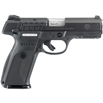 
		  	    
		  		  Description:   The Ruger 9E is sized to be comfortable and controllable with a slim, ergonomic grip and a narrow slide. The SR9E features a modern blocker, trigger safety, magazine disconnect, and a visual inspection port. In addition, the SR9E has a unique reversible backstrap (flat or arched), fixed 3-dot sight system, an ambidextrous 1911-style manual safety and magazine release, and a built-in Picatinny rail. This pistol ships with one magazine.
 Product Code: 101-30156
UPC: 736676033409

		  	