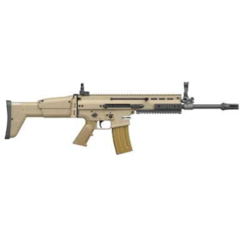 
		  	    
		  		  Description:   Had one a while back. Made the mistake of selling it. Had to get another one because I missed it.
FN America FNM SCAR 16S SA 5.56 16 DE 30R
Model: SCAR
Caliber: 5.56 NATO|223
Action: Semi-Automatic
Capacity: 30+1
Finish: Flat Dark Earth (Various Hues)
Stock: Synthetic/ Telescoping/ Side Folding
Sights: Adjustable Folding Combat Sights
Barrel: 16
Length: 36
Features: Accepts AR15 Magazines/ Hammer Forged Barrel
The FN Herstal 98501 ships standard with the following:   One 30rd magazine

		  	