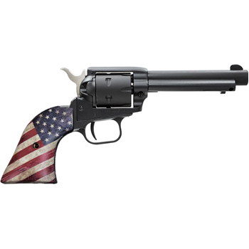                 Heritage Mfg Rough Rider Small Bore Single 22LR 4.75&quot; Blued, US Flag Grips- R22B4USFLAG - $149.99
