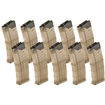     
                             
    10-Pack LANCER AR-15 L5AWM Translucent FDE Mags 30-Rd - $129.99 ($15 off $150 plus FREE shipping w/code &quot;NCS&quot;)
