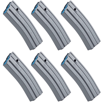  OKAY SureFeed E2 Aluminium Magazines 30rd 5.56mm or 300BLK 6/Pack GREY - $59.95 (Free S/H)
