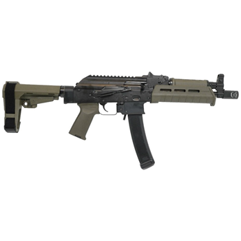   PSA AK-V 9mm MOE SBA3 Pistol, OD Green - $799.99