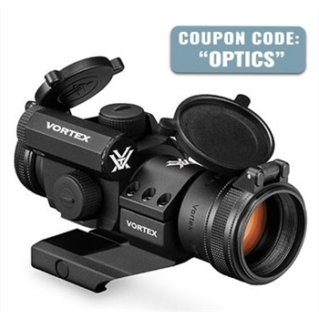   Vortex Strikefire II 4 MOA Bright Red Dot Optic - $159.99 after code "STRIKEFIRE" - $159.99