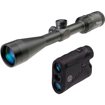   Sig Sauer Whiskey III 3-9x40mm Quadplex Reticle Riflescope & Sig Sauer Kilo1200 Rangefinder - $249.99 - $249.99