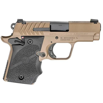   Springfield 911 9mm 7rd 3" Pistol, Desert FDE w/ Hogue Grips - $419.99 - $419.99